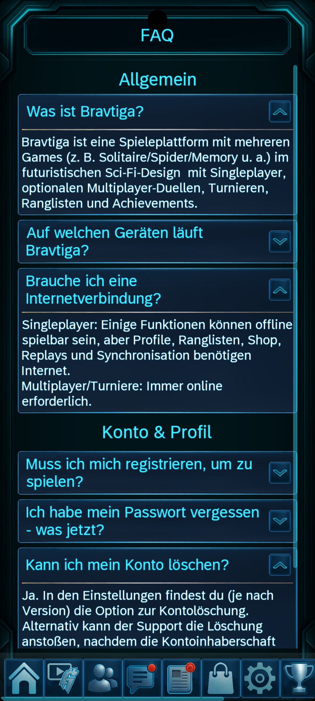 Stöbere in unseren umfangreichen FAQ